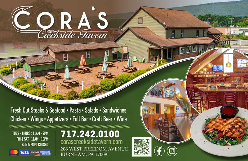 Cora's-Creekside-Tavern <center>Cora's Creekside Tavern | <b><a href="https://www.corascreeksidetavern.com/" target="_blank" rel="noopener noreferrer">CLICK HERE to view the website</a></b></center>