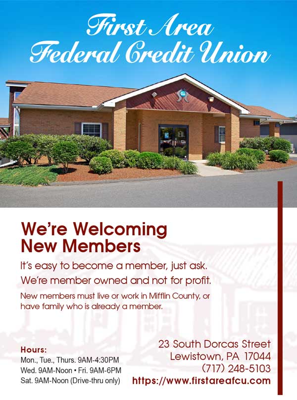 First-Area-FCU <center>First Area Federal Credit Union | <b><a href="https://www.firstareafcu.com" target="_blank" rel="noopener noreferrer">CLICK HERE to view the website</a></b></center>