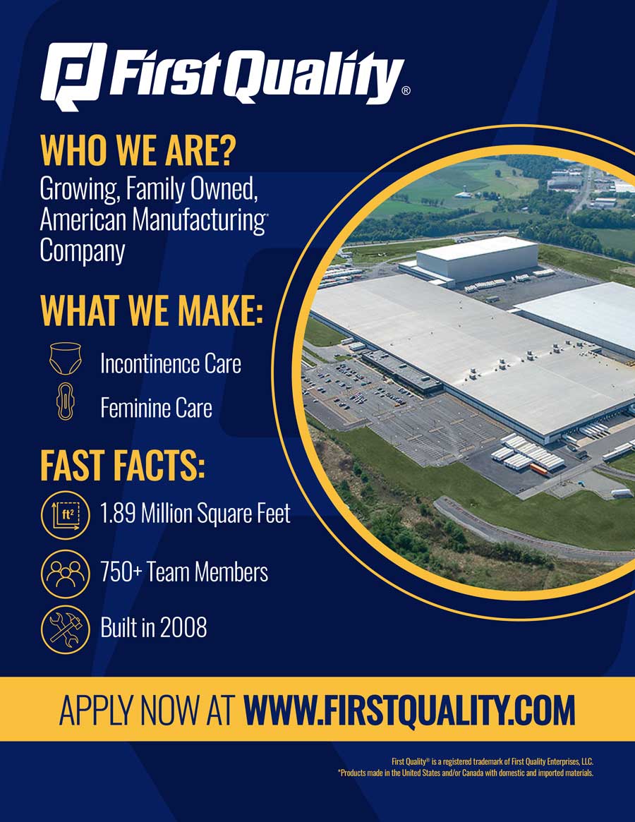 First Quality <center>First Quality | <b><a href="https://firstquality.com/" target="_blank" rel="noopener noreferrer">CLICK HERE to view the website</a></b></center>