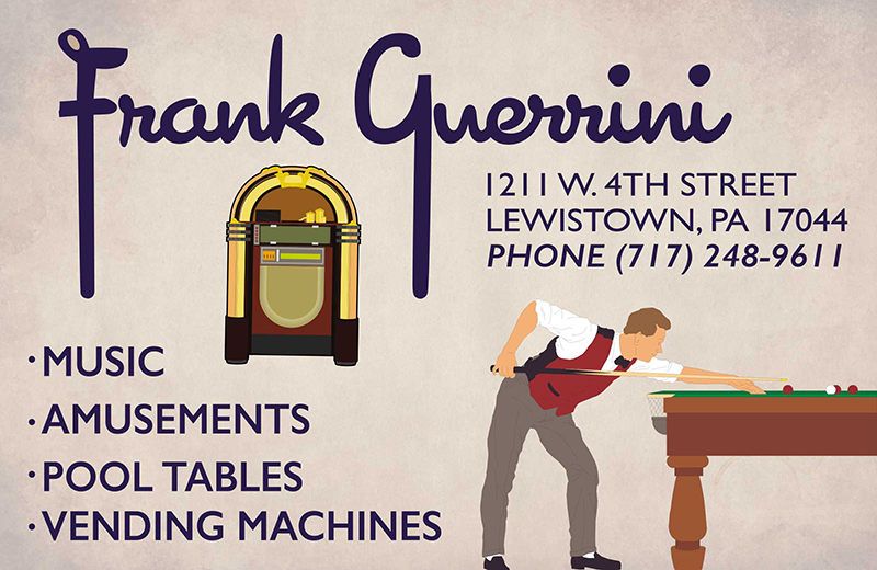 Frank Guerrini Vending <center>Frank Guerrini Vending | <b><a href="tel:717-248-9611">CLICK TO CALL 717-248-9611</a></b></center>