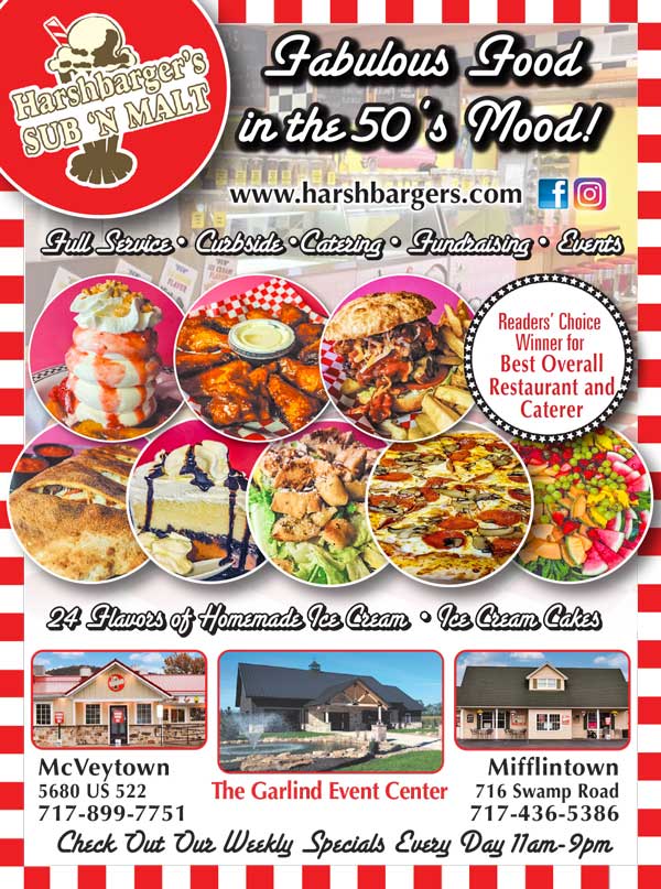 Harshbarger's Sub n Malt <center> Harshbarger's Sub n Malt | <b><a href="https://harshbargers.com"target="_blank" rel="noopener noreferrer">CLICK HERE to view the website</a></b></center>