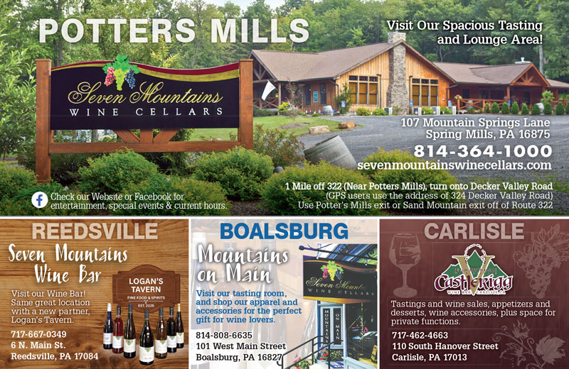 Seven Mountains Wine Cellars <center>Seven Mountains Wine Cellars | <b><a href="https://sevenmountainswinecellars.com" target="_blank" rel="noopener noreferrer">CLICK HERE to view the website</a></b></center>