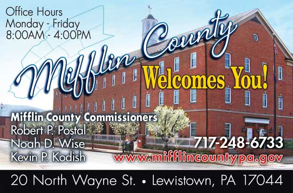 Mifflin County Commissioners <center>Mifflin County Commissioners | <b><a href="https://www.mifflincountypa.gov" target="_blank" rel="noopener noreferrer">CLICK HERE to view the website</a></b></center>